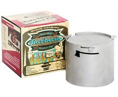 Axtschlag Encens Box en Acier Inoxydable, Fumoir Cup, diamètre 90 mm, Hauteur 80 mm