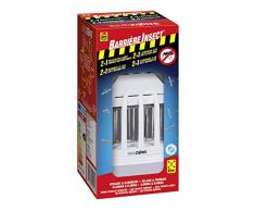 Barrière à Insectes Anti-moustiques Barrière Ampoule 2 en 1, 8 x 8 x 16,5 cm