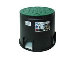 M&Ms S&M 760686 Armoire Circulaire 2 Sorties Ø28 cm, Noir et Vert