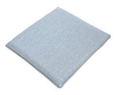 Dehner Sitzkissen Nick, ca. 45 x 40 x 5 cm, Polyester, Blau Oreiller, Bleu