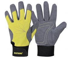 Rostaing ERABLE/IT08 Gants Entretien du Jardin. Absorbe Choc en Paume, Confort, Gris/Vert, 30.5 x 11 x 1.5 cm