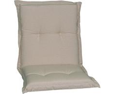 Beo - NL Nizza P203 - Coussin de Chaise de Jardin à Dossier Bas Haut de Gamme - Beige - 46x94 cm