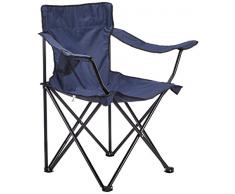 Papillon Playa Chaise Pliante en Acier et PVC Tubulaire et Polyester