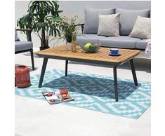 RED DECO Tapis dextérieur/intérieur réversible Kenya 270 x 180 cm