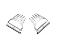 Rösle Fourchettes Pulled Pork INOX Set de 2 Couverts Barbecue, Acier Inoxydable