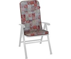 Angerer Coussin pour Chaise à Dossier Haut Rouge