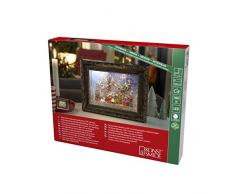 Konstsmide Lanterne à Neige LED Nativité Marron