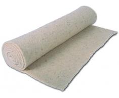 NOOR Tapis de Protection dhiver en Laine de Mouton Blanc Naturel 50 x 150 cm 100% Fibre Naturelle - Épaisseur 4 mm