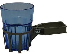 Angerer Porte-Boisson pour balancelle avec Tube carré Champagne, gobelet Bleu