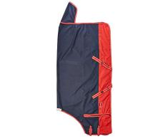 Cwell Equine Light Navy/Red Tapis de Pluie Non rempli 600 Deniers Imperméable (66)