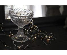 Star 728–20 390 cm 40 LED Guirlande Lumineuse décoration de Jardin Fil – Argent