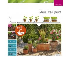 GARDENA Kit darrosage goutte-à-goutte pour plantes en pots M : système Micro-Drip pratique pour 7 plantes en pot et 3 jardinières, arrosage économe en eau (13001-20)
