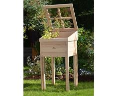 Terres de Ville TWTRAD 50.50 Tradition Table Potagère Carré Chêne