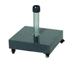 Garden Impressions Pied de Parasol, Gris Foncé Naturel