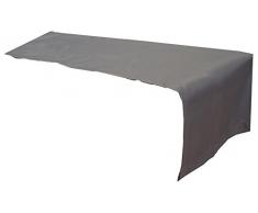 beo Table dextérieur Plafond wasserabweisender Chemin de Table rectangulaire Anthracite 120 x 45 cm