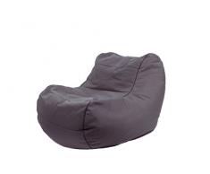 Jumbo Bag 29152-07 Fauteuil design Chilly Bean Polyester Anthracite 105 x 75 x 70 cm