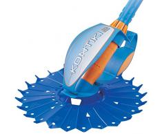 Zodiac Robot Nettoyeur de Piscine Hydraulique, Fond Seul, Pour Piscines 8 x 4 m Maximum, Aspiration à Diaphragme, Kontiki 2, Bleu/Orange, W70478