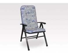 Angerer Coussin, Exclusif pour Chaise Coussin de Fauteuil Design Papillon, Bleu, 120 x 50 x 7 cm, 1024/217