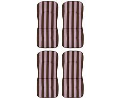 beo BS53 KOS MH Coussin pour Chaise empilable à Dossier Bas, env. 44 x 96 cm, épaisseur 2,5 cm, Marron