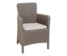 ALLIBERT Fauteuil Dining Trenton Beige
