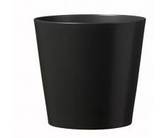 Soendgen Pot de Fleurs en céramique, Dallas Esprit, Argile, Anthracite, 24 x 24 x 24 cm