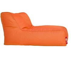 General Design Big Design Pouf Waterproof, Orange