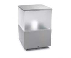 Leds C4 Petite lanterne en plastique sablé Gris