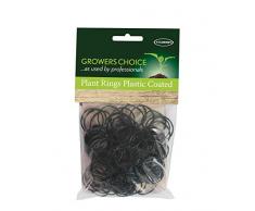 Tildenet Anneaux pour Plantes revêtus de Plastique