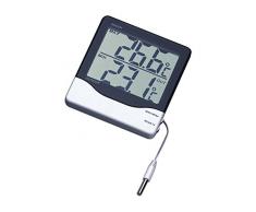 TFA-Dostmann 30.1011 Thermomètre numérique avec écran Large et Affichage température intérieure et extérieure