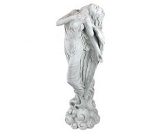 Design Toscano KY1385 Sculpture d’ange Blanc cassé 39,5 x 39,5 x 103 cm