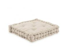 Galileo Casa 5900207 Coussin Matelas 40 x 40 x 8 cm 1150 g écru, Blanc