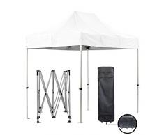 GREADEN Tente Pliante Blanche 2x3m Super Robuste Tube 40mm en Aluminium Bâche 420D étanche Barnum Pliable Jardin marché, Sac de Transport