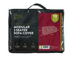 The Garden & Home Co modulaire Canapé 3 Places, Gris