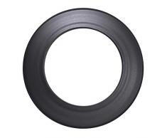 Rosace de poêle pour tuyau de poêle de 2 mm de diamètre, 130 mm de diamètre, pour poêle et feu, Senotherm, noir, rigide