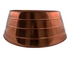 Ivyline Jupe de Sapin de Noël en métal Cuivre 67 cm, 67 x 67 x 25 cm