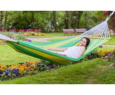 Jobek 017138 Bonita Hamac Rayé Vert Anis 325 x 140 cm