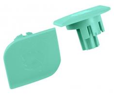 Lafuma LFM2608-0060 Bouchons de Table pour Fermer Un Tube Ouvert, à Tout Moment, 4 pièces, Bleu Vert