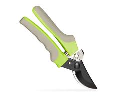 Relaxdays Sécateur de Jardin en Acier Gris 23 cm