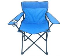 Unbekannt Sparmeile Ambientehome Chaise de Camping Bleu