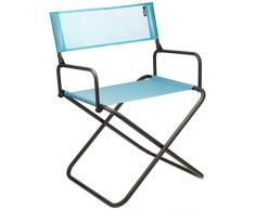 Lafuma Fauteuil de camping, Pliable, Compacte, Avec accoudoirs, FGX XL, Batyline, Couleur: Lac, LFM1346-8553