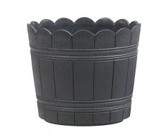 Emsa Pot de Fleurs Country 24 cm Anthracite, 28x28x18 cm