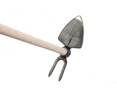 FALCI Petite houe Langue Dents arrondies, Gris, 25x11x2 cm