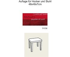 Best 04141236 Coussin pour Chaise à Dossier Haut STS 48 x 48 x 7 cm, d.1236