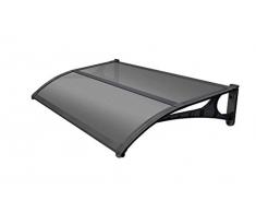 Garden Friend P1372135 Auvent 100 x 135 cm Alv.Gris profil central, gris