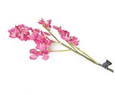 Floral Elegance F067PL - Mini Orchidée artificielle Phalaenopsis/Papillon rose de 69 cm