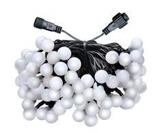 WeRChristmas WRC-8679 Guirlande Lumineuse 100 LED Basse Tension Blanc Brillant