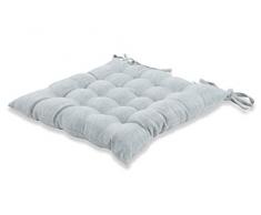 Galileo Casa 2196719 Coussin de Chaise 40 x 40 cm Pastel Gris
