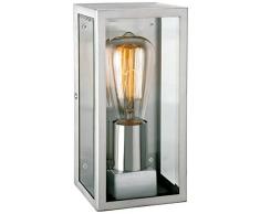 Firstlight 3424st 60 W Dallas Applique Murale, Acier Inoxydable