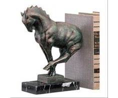 Design Toscano SP13046 Sculpture Grand Galop, Fer, Vert-de-Gris, 15 x 9 x 25,5 cm