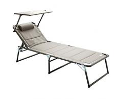 Meerweh 20029_6 Chaise Longue à Trois Pieds Gris